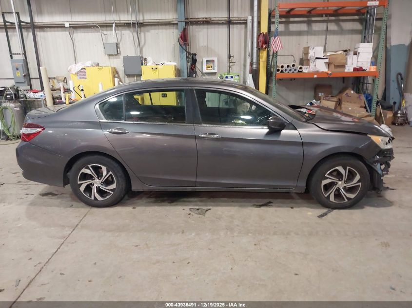 2016 Honda Accord Lx VIN: 1HGCR2F30GA137509 Lot: 43936491