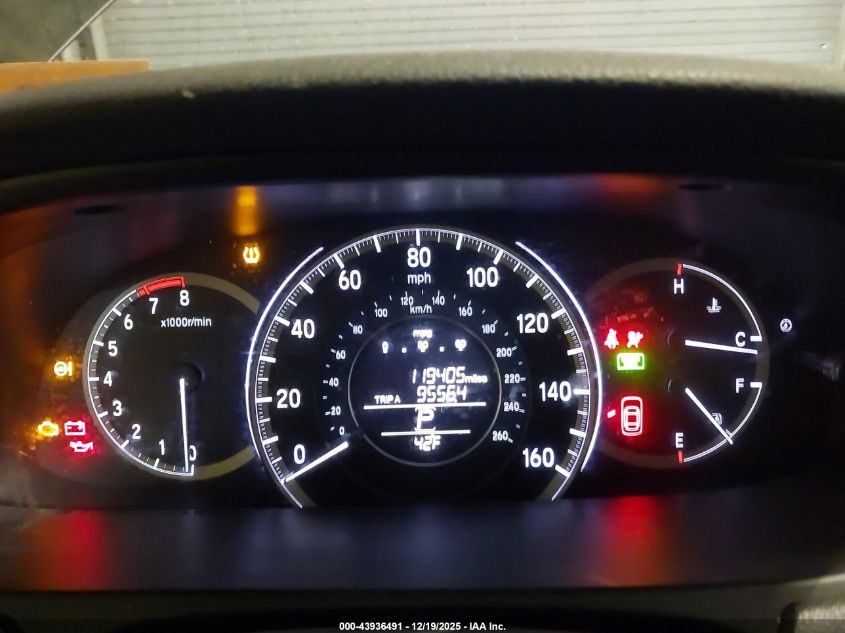 2016 Honda Accord Lx VIN: 1HGCR2F30GA137509 Lot: 43936491