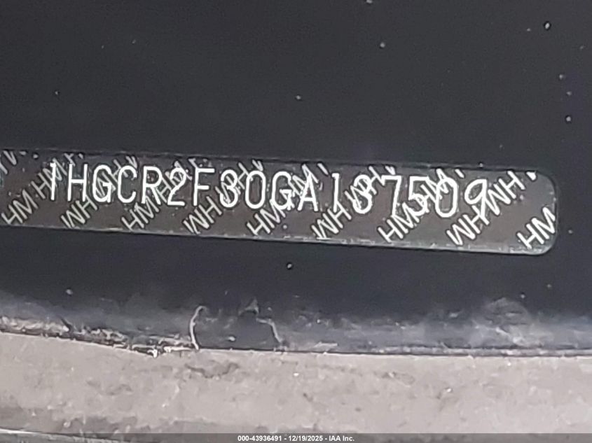 2016 Honda Accord Lx VIN: 1HGCR2F30GA137509 Lot: 43936491