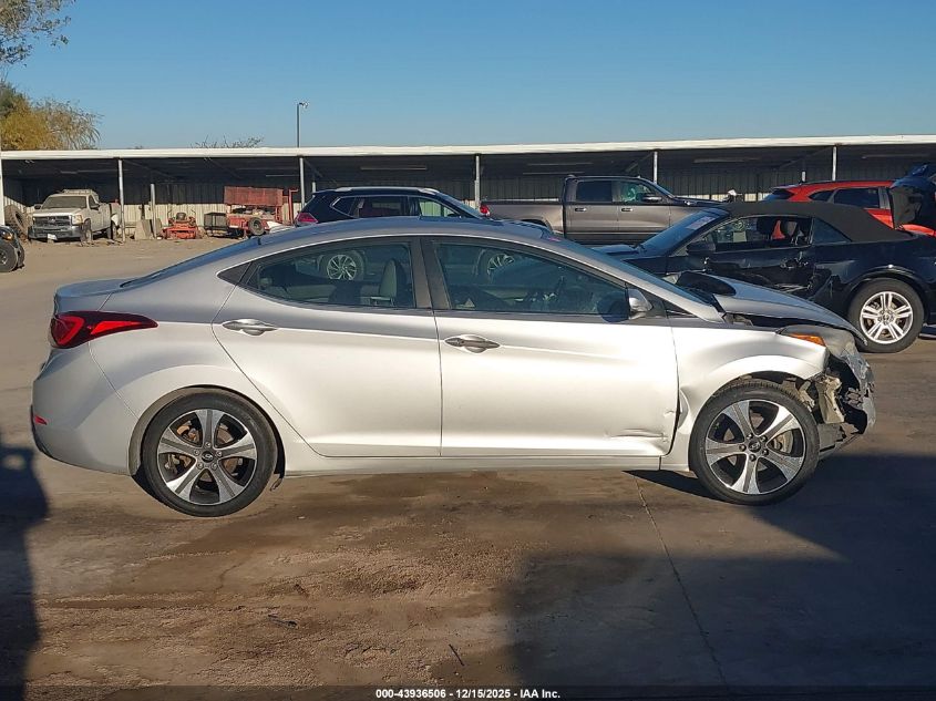 2014 Hyundai Elantra Sport VIN: KMHDH4AH4EU103715 Lot: 43936506