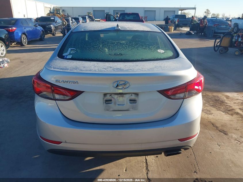 2014 Hyundai Elantra Sport VIN: KMHDH4AH4EU103715 Lot: 43936506