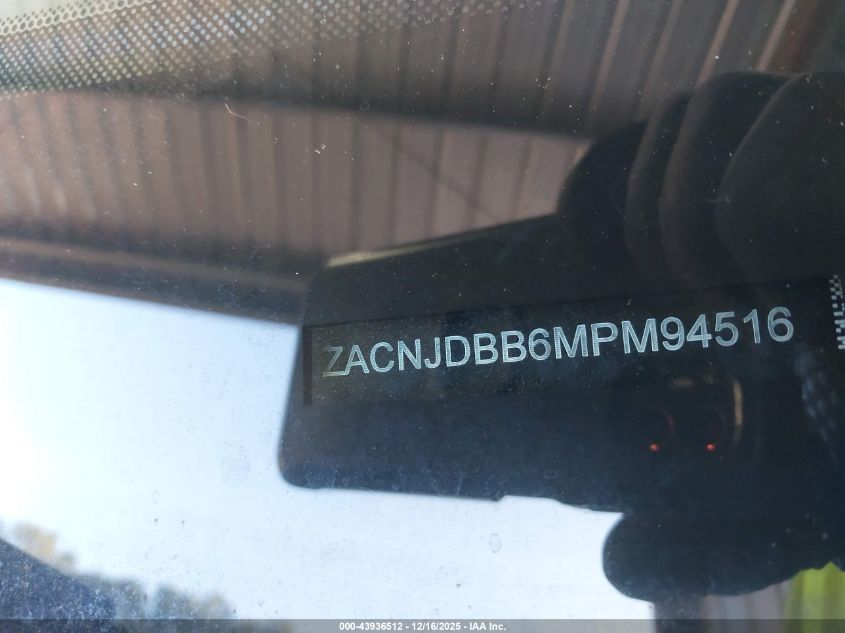 2021 Jeep Renegade Islander 4X4 VIN: ZACNJDBB6MPM94516 Lot: 43936512