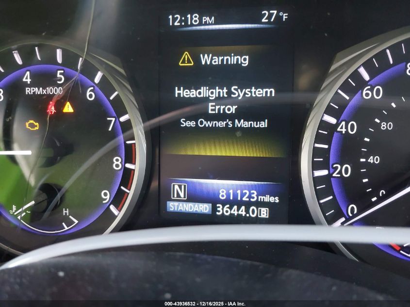 2015 Infiniti Q50 Premium VIN: JN1BV7AP6FM354740 Lot: 43936532