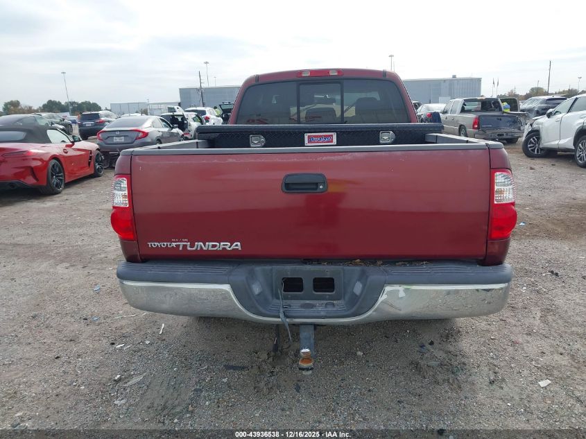 2006 Toyota Tundra Sr5 VIN: 5TBRU341X6S477467 Lot: 43936538