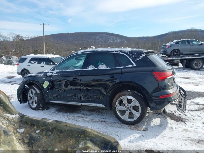 2023 Audi Q5 Premium Plus 45 Tfsi S Line Quattro VIN: WA1EAAFY4P2172210 Lot: 43936539