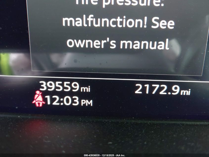 2023 Audi Q5 Premium Plus 45 Tfsi S Line Quattro VIN: WA1EAAFY4P2172210 Lot: 43936539