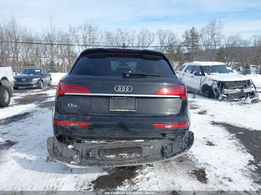 2023 Audi Q5 Premium Plus 45 Tfsi S Line Quattro VIN: WA1EAAFY4P2172210 Lot: 43936539