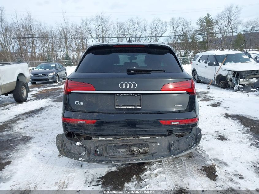 2023 Audi Q5 Premium Plus 45 Tfsi S Line Quattro VIN: WA1EAAFY4P2172210 Lot: 43936539