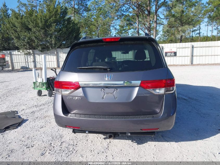 2015 Honda Odyssey Ex-L VIN: 5FNRL5H63FB129526 Lot: 43936540