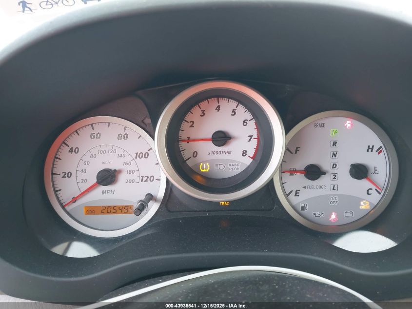 2005 Toyota Rav4 VIN: JTEHD20V456040208 Lot: 43936541