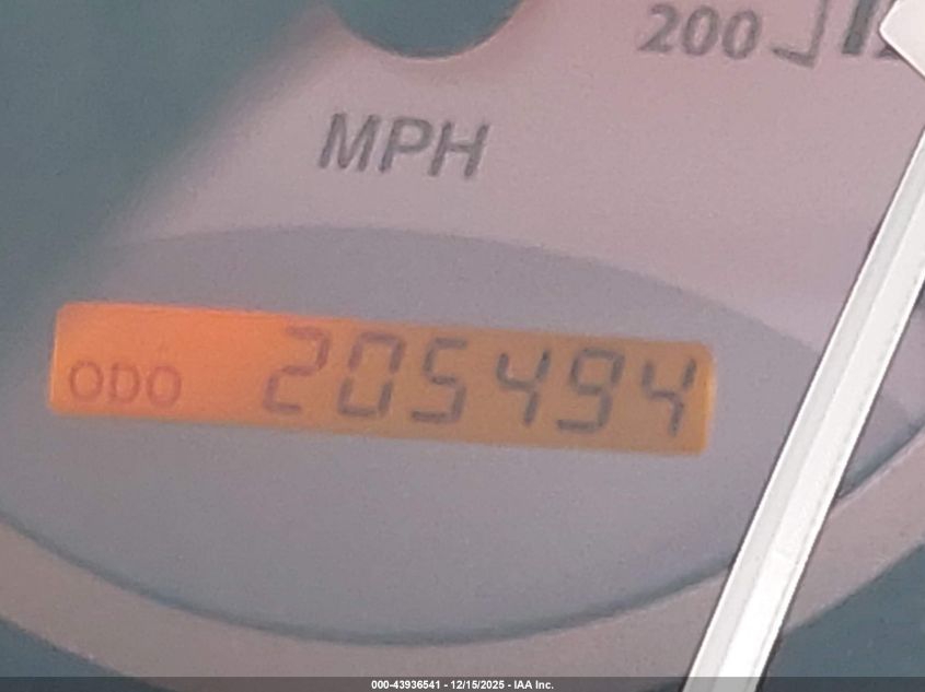 2005 Toyota Rav4 VIN: JTEHD20V456040208 Lot: 43936541