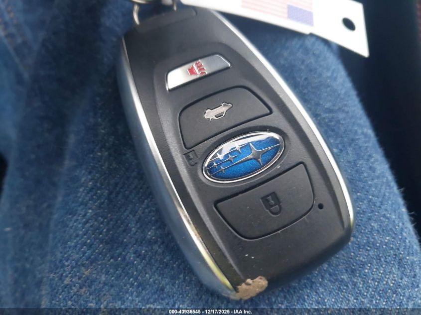 2025 Subaru Wrx Premium VIN: JF1VBAH62S9808112 Lot: 43936545