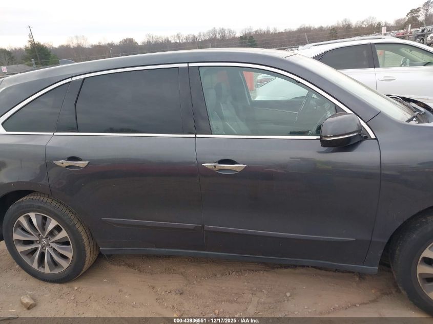2014 Acura Mdx Technology Package VIN: 5FRYD3H43EB012196 Lot: 43936551