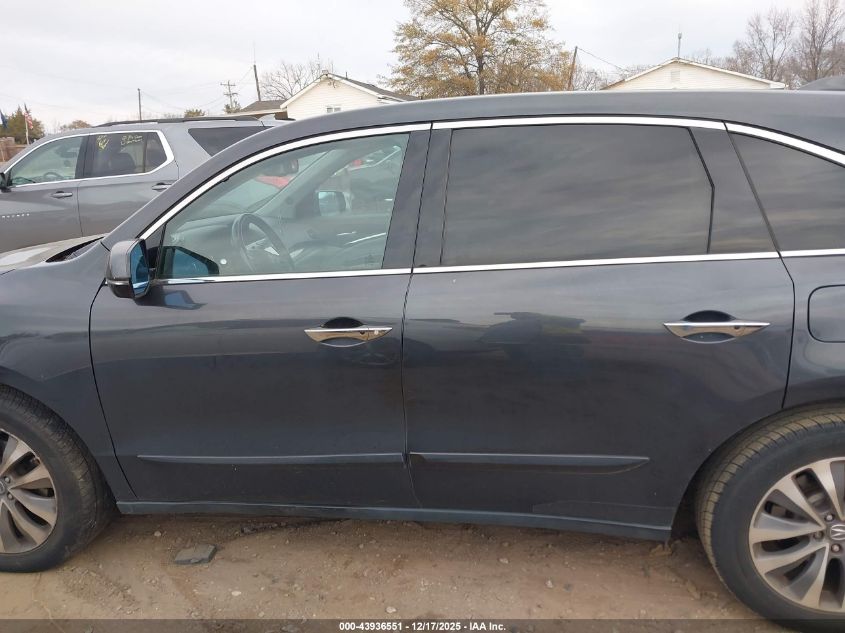 2014 Acura Mdx Technology Package VIN: 5FRYD3H43EB012196 Lot: 43936551