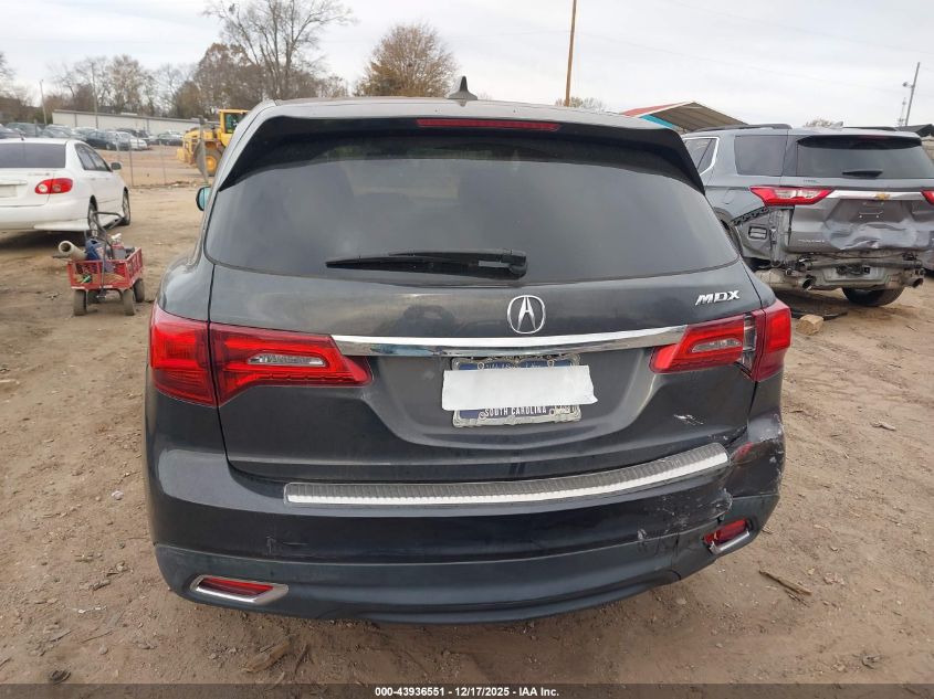 2014 Acura Mdx Technology Package VIN: 5FRYD3H43EB012196 Lot: 43936551