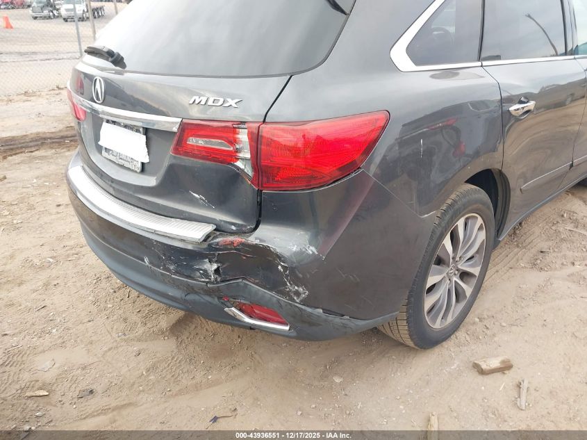 2014 Acura Mdx Technology Package VIN: 5FRYD3H43EB012196 Lot: 43936551