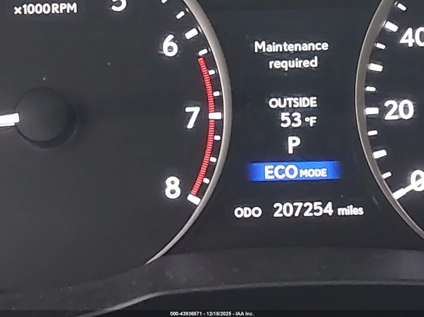 2013 Lexus Es 350 VIN: JTHBK1GG5D2054432 Lot: 43936571