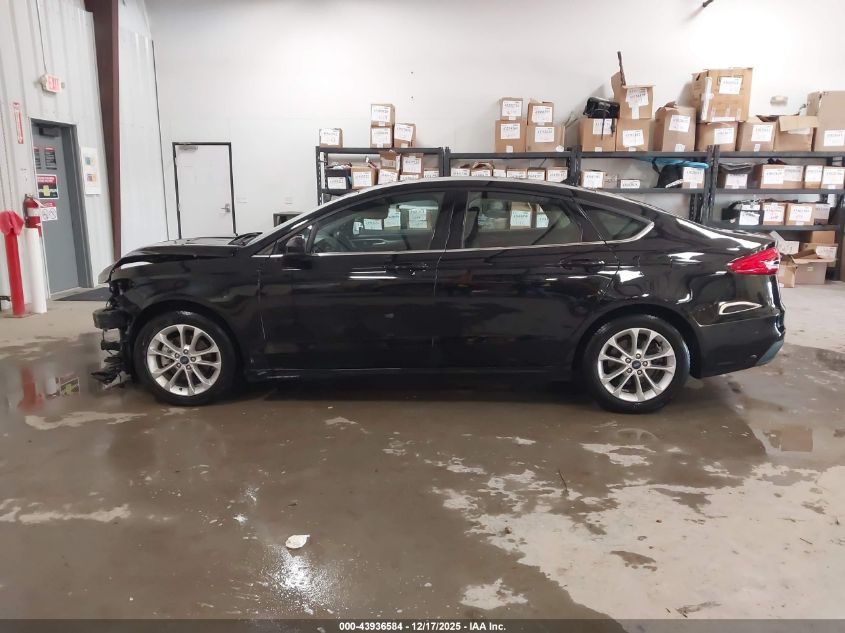 2019 Ford Fusion Se VIN: 3FA6P0HD0KR114215 Lot: 43936584