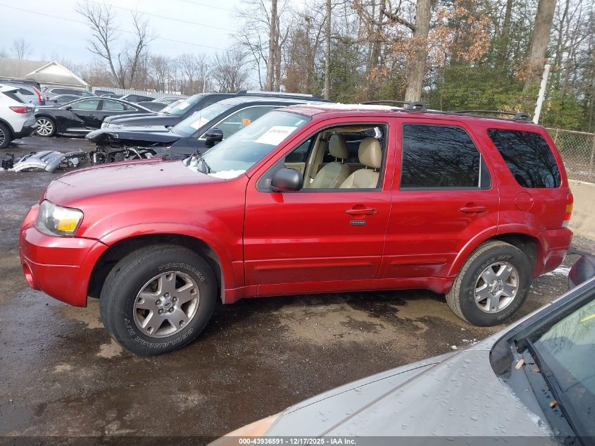 2007 Ford Escape Limited VIN: 1FMYU94127KB07270 Lot: 43936591