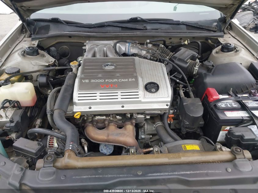 1999 Lexus Es 300 VIN: JT8BF28G1X0150163 Lot: 43936600