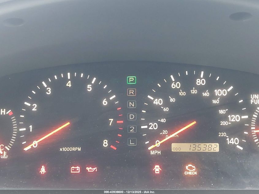 1999 Lexus Es 300 VIN: JT8BF28G1X0150163 Lot: 43936600