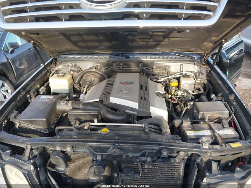 2007 Lexus Lx 470 VIN: JTJHT00W774025640 Lot: 43936602