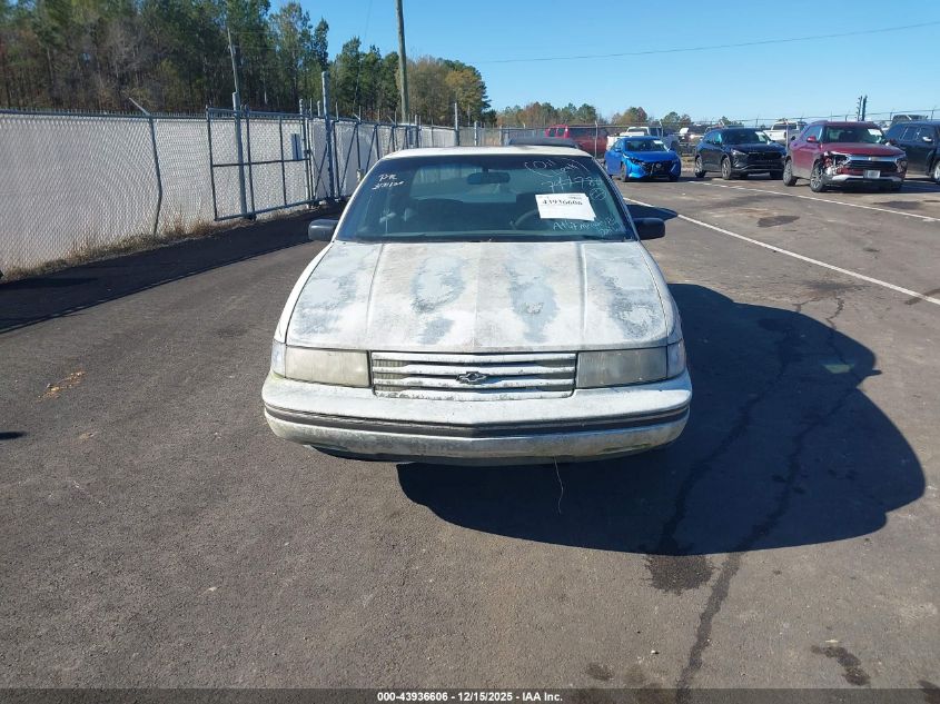 1991 Chevrolet Lumina Euro VIN: 2G1WN54T8M1150826 Lot: 43936606
