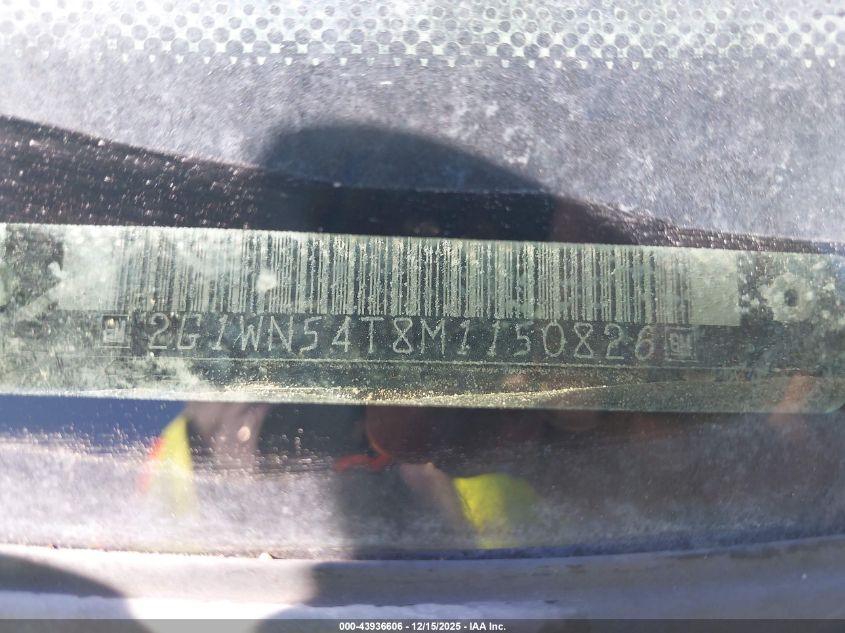 1991 Chevrolet Lumina Euro VIN: 2G1WN54T8M1150826 Lot: 43936606