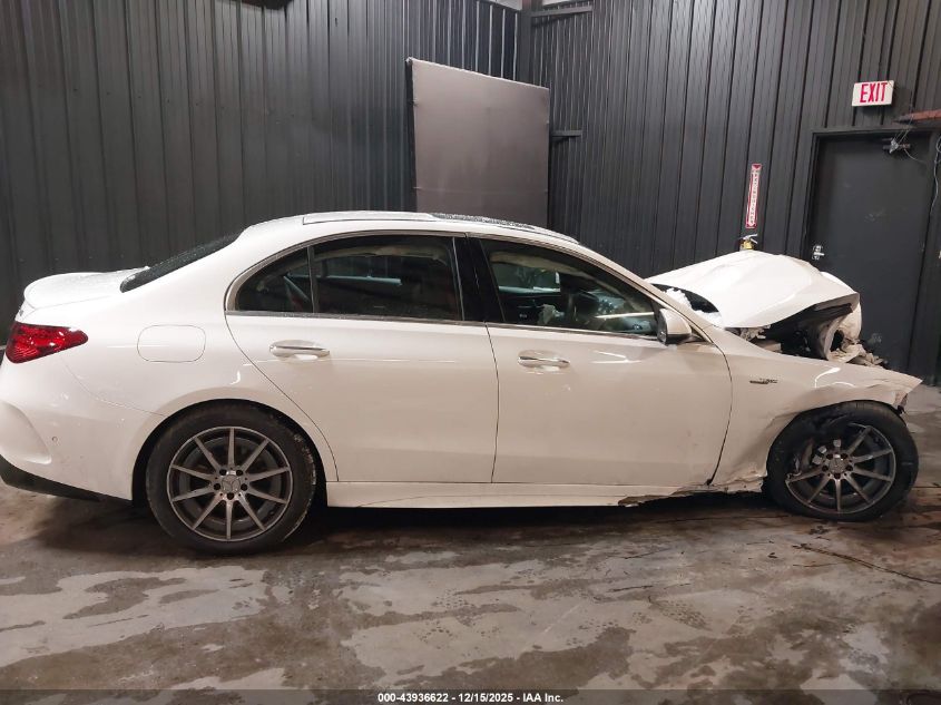 2025 Mercedes-Benz Amg C 43 4Matic VIN: W1KAF8HB4SR245640 Lot: 43936622