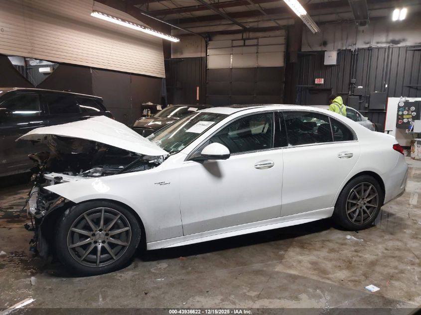 2025 Mercedes-Benz Amg C 43 4Matic VIN: W1KAF8HB4SR245640 Lot: 43936622
