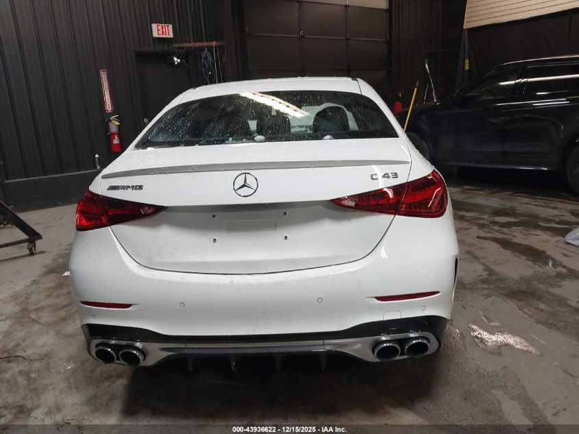 2025 Mercedes-Benz Amg C 43 4Matic VIN: W1KAF8HB4SR245640 Lot: 43936622