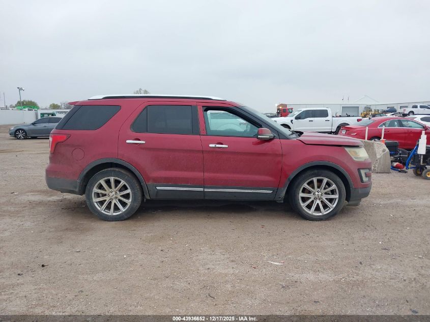 2016 Ford Explorer Limited VIN: 1FM5K7F86GGB88428 Lot: 43936652