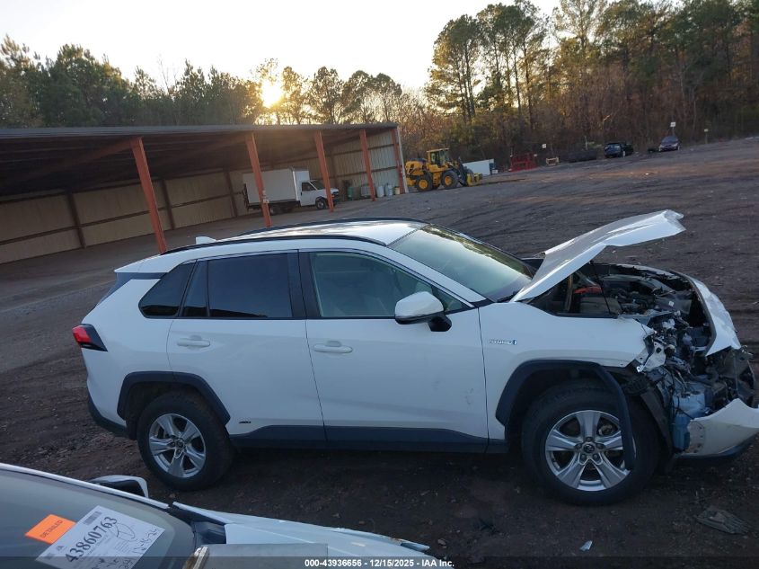 2020 Toyota Rav4 Hybrid Xle VIN: JTMRWRFV2LD060968 Lot: 43936656