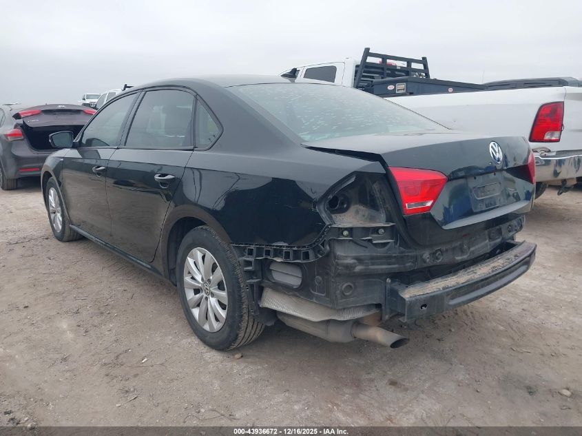 2014 Volkswagen Passat 2.5L Wolfsburg Edition VIN: 1VWAH7A33EC020325 Lot: 43936672