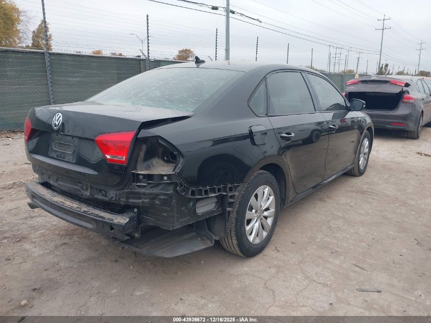 2014 Volkswagen Passat 2.5L Wolfsburg Edition VIN: 1VWAH7A33EC020325 Lot: 43936672