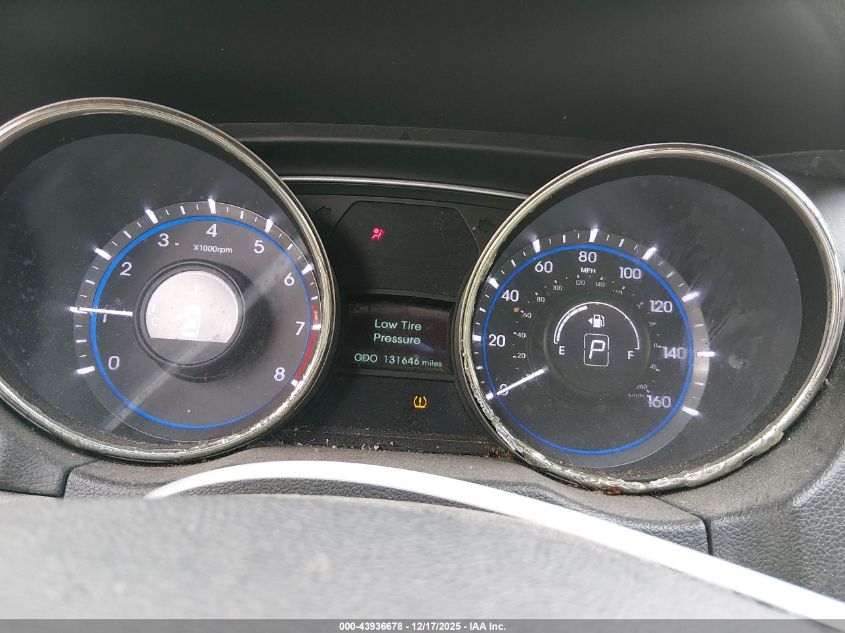 2013 Hyundai Sonata Gls VIN: 5NPEB4AC9DH685396 Lot: 43936678