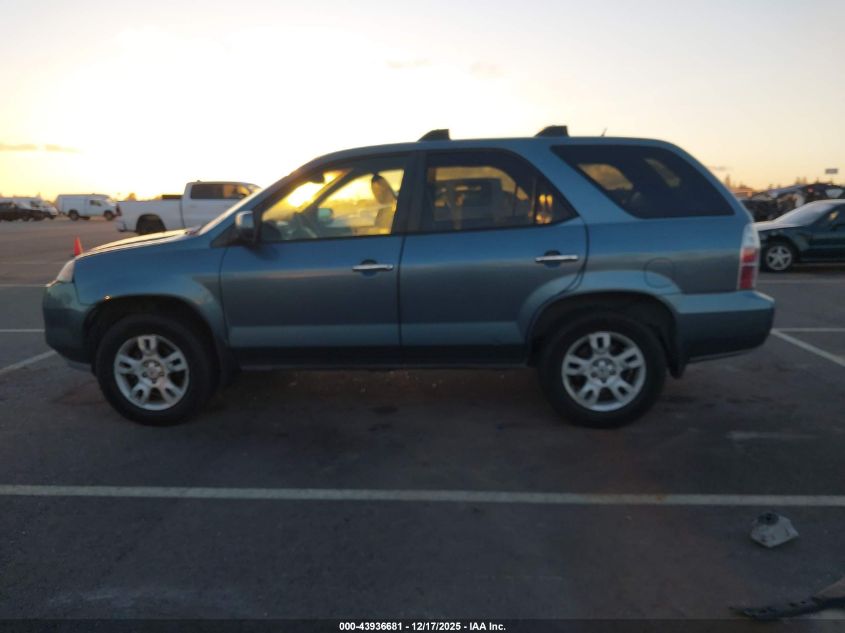 2006 Acura Mdx VIN: 2HNYD18876H544940 Lot: 43936681