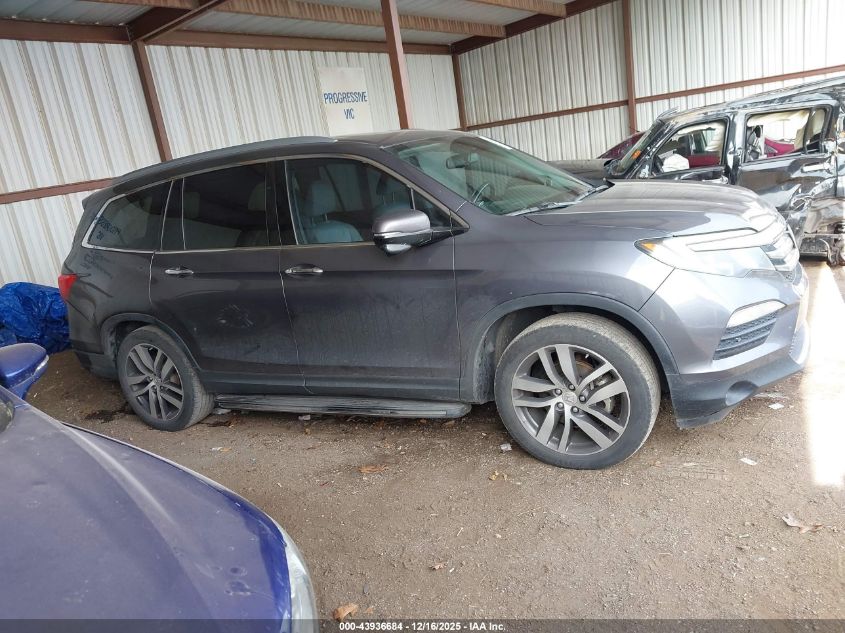 2016 Honda Pilot Touring VIN: 5FNYF5H95GB057940 Lot: 43936684