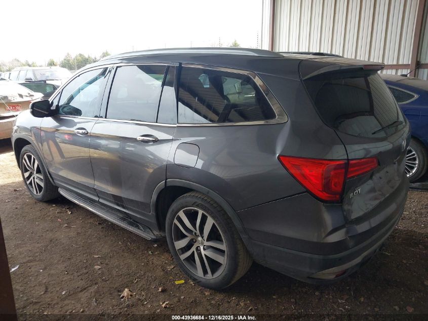 2016 Honda Pilot Touring VIN: 5FNYF5H95GB057940 Lot: 43936684
