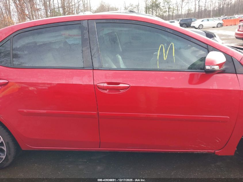 2016 Toyota Corolla S Plus VIN: 2T1BURHEXGC485457 Lot: 43936691