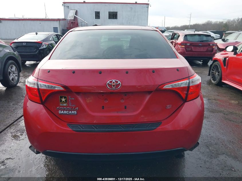 2016 Toyota Corolla S Plus VIN: 2T1BURHEXGC485457 Lot: 43936691