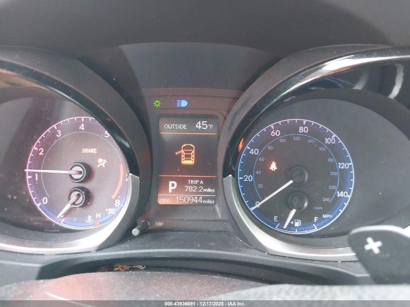 2016 Toyota Corolla S Plus VIN: 2T1BURHEXGC485457 Lot: 43936691