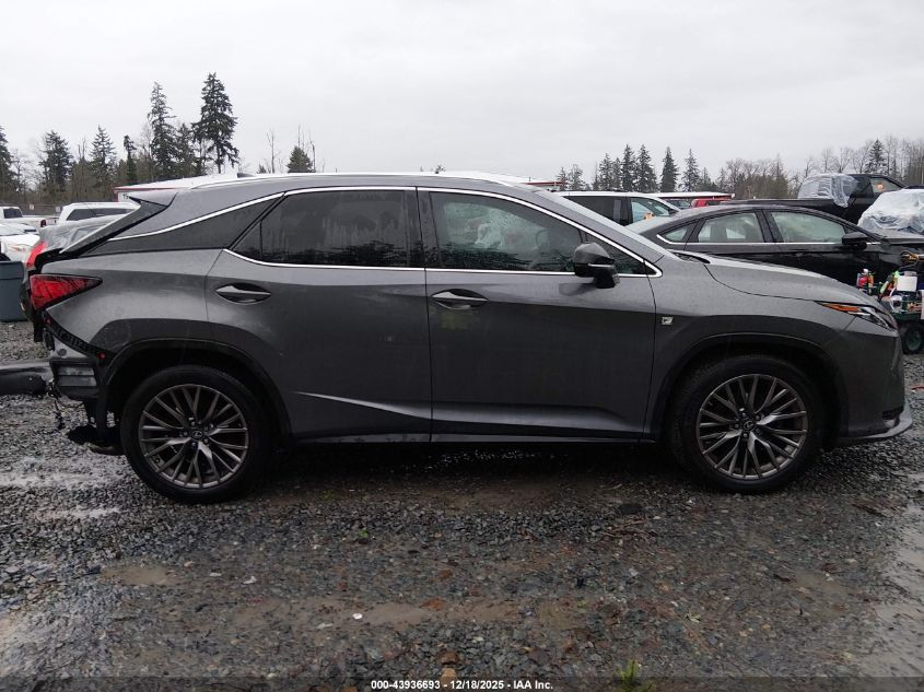 2019 Lexus Rx 350 F Sport VIN: 2T2BZMCA5KC168358 Lot: 43936693