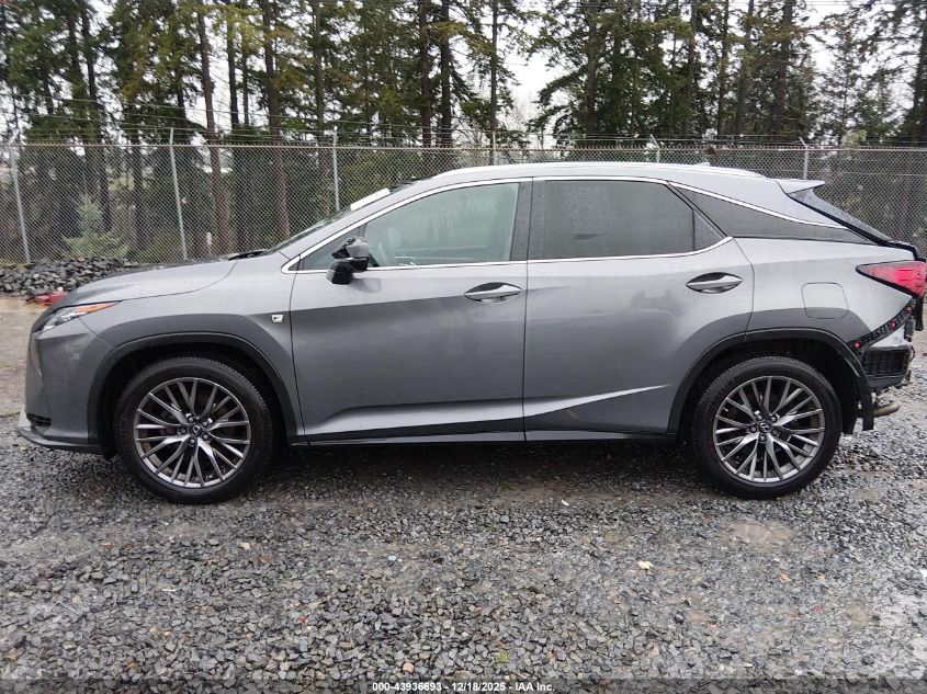 2019 Lexus Rx 350 F Sport VIN: 2T2BZMCA5KC168358 Lot: 43936693