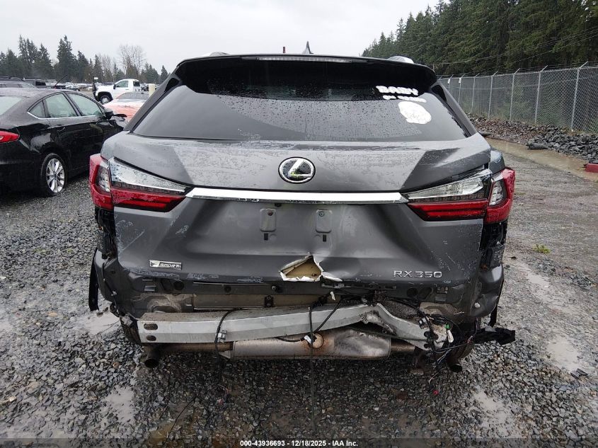 2019 Lexus Rx 350 F Sport VIN: 2T2BZMCA5KC168358 Lot: 43936693