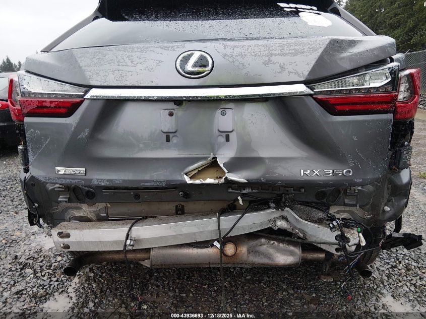 2019 Lexus Rx 350 F Sport VIN: 2T2BZMCA5KC168358 Lot: 43936693