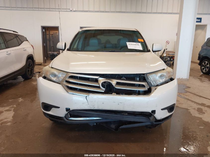 2012 Toyota Highlander Base V6 VIN: 5TDBK3EH6CS167127 Lot: 43936696
