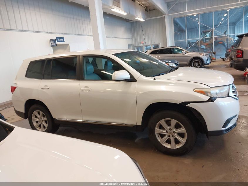 2012 Toyota Highlander Base V6 VIN: 5TDBK3EH6CS167127 Lot: 43936696