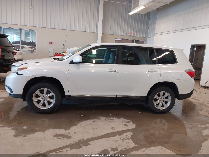 2012 Toyota Highlander Base V6 VIN: 5TDBK3EH6CS167127 Lot: 43936696