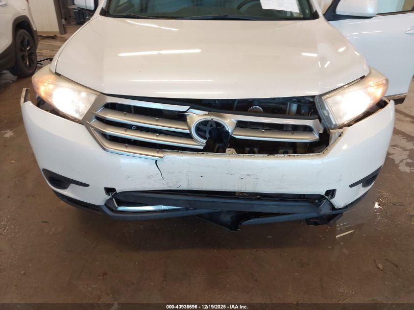 2012 Toyota Highlander Base V6 VIN: 5TDBK3EH6CS167127 Lot: 43936696